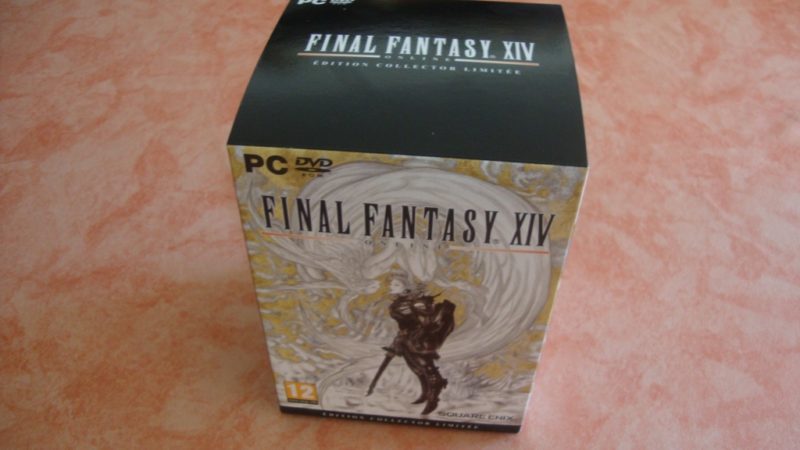 Déballage final fantasy XIV collector